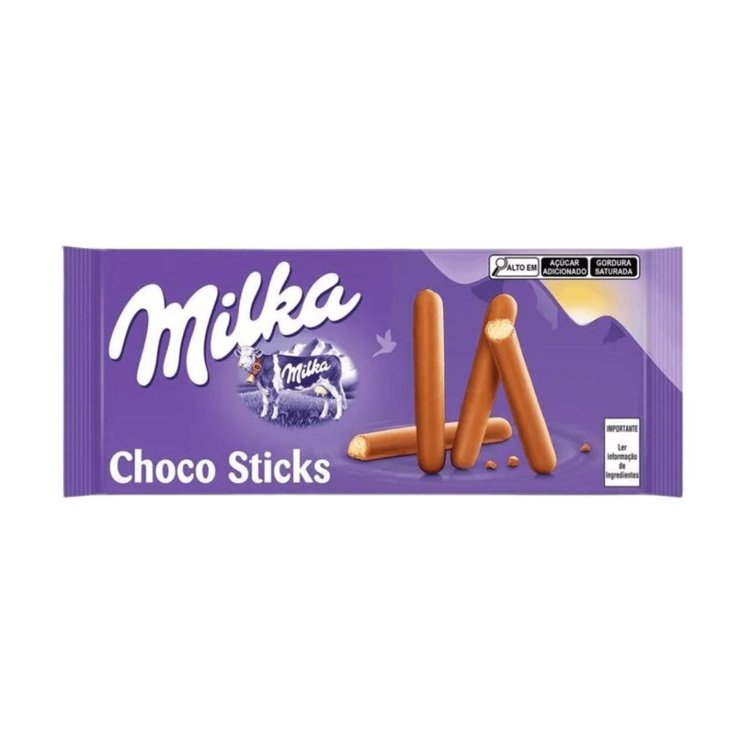 Biscoito Milka Choco Sticks 112g